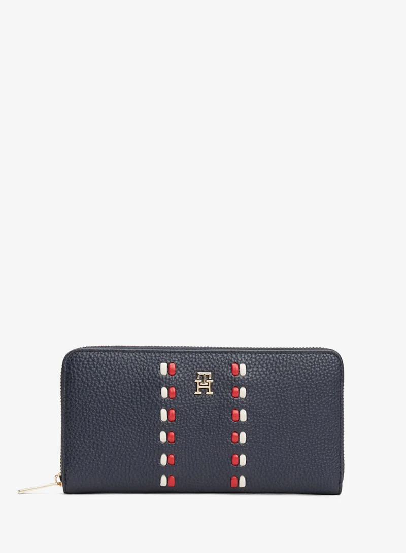 Hilfiger Icon Signature Tape Zip-Around Wallet